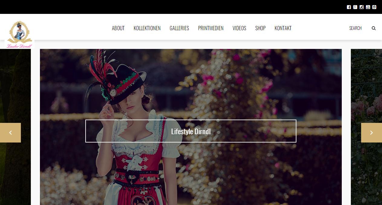 Website - Zauber Dirndl